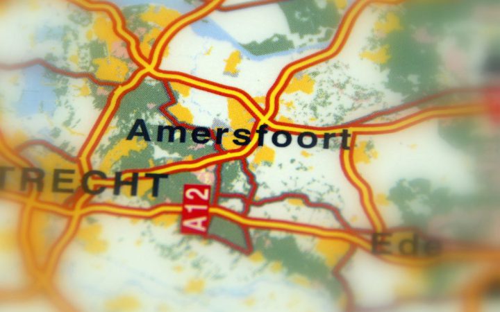 Amersfoort, a city of the province of Utrecht in central Netherlands, Europe.